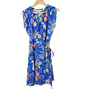 Yumi Kim Lexey Silk Wrap Dress Amalfi coast Wrap Midi Dress Size S